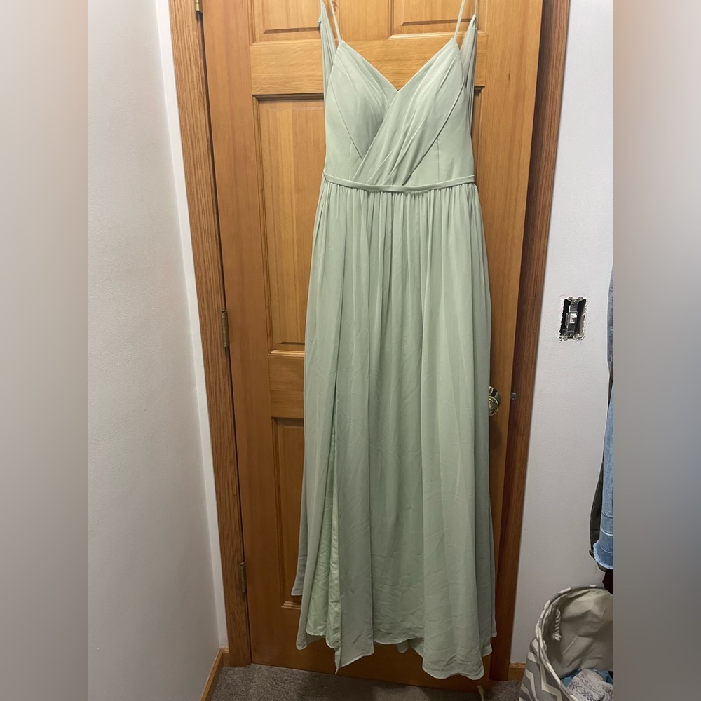 Mint Green Floor Length Dress